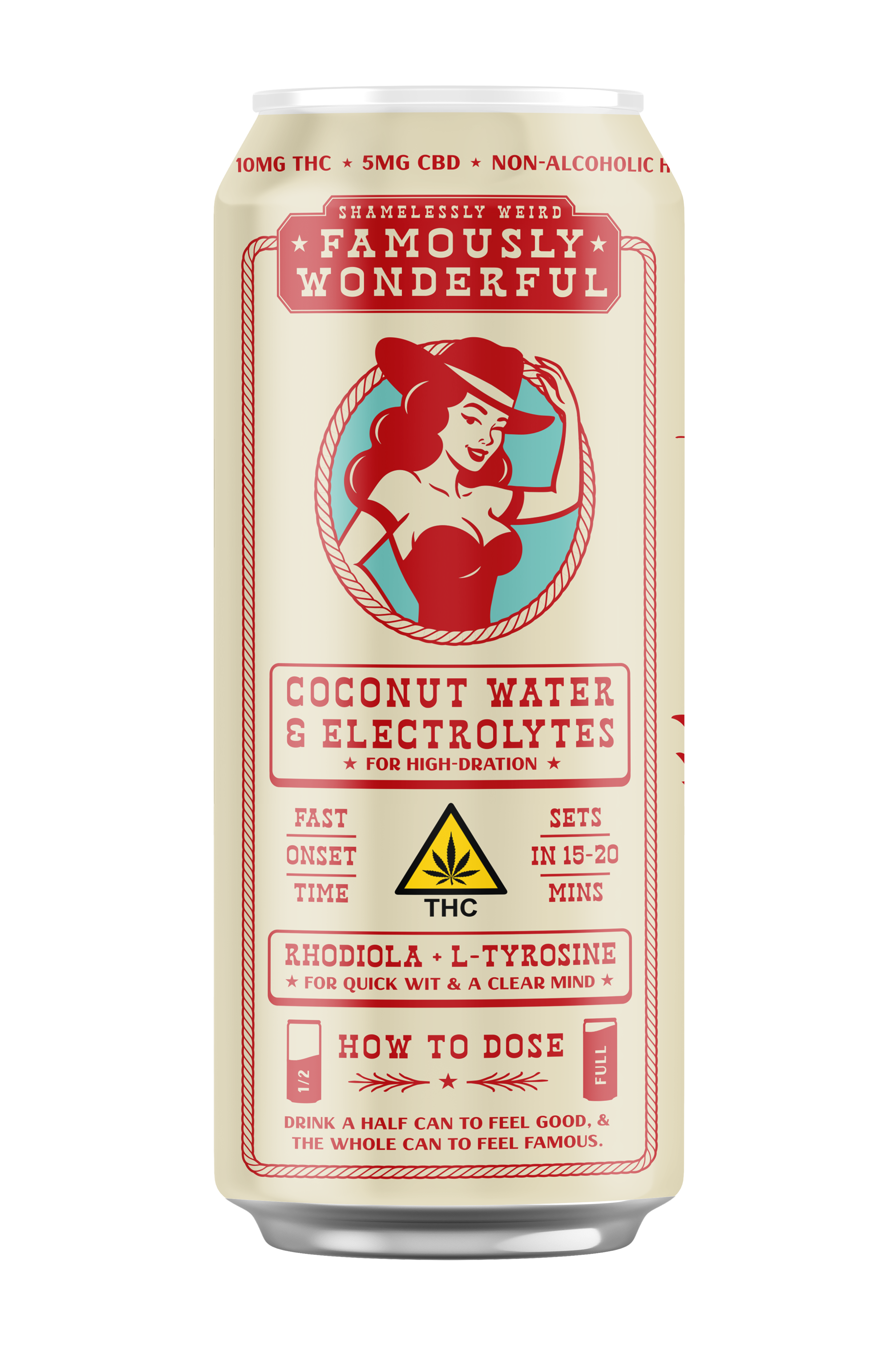 10mg THC, 5mg CBD "Yippie Hi-Yay" Paloma