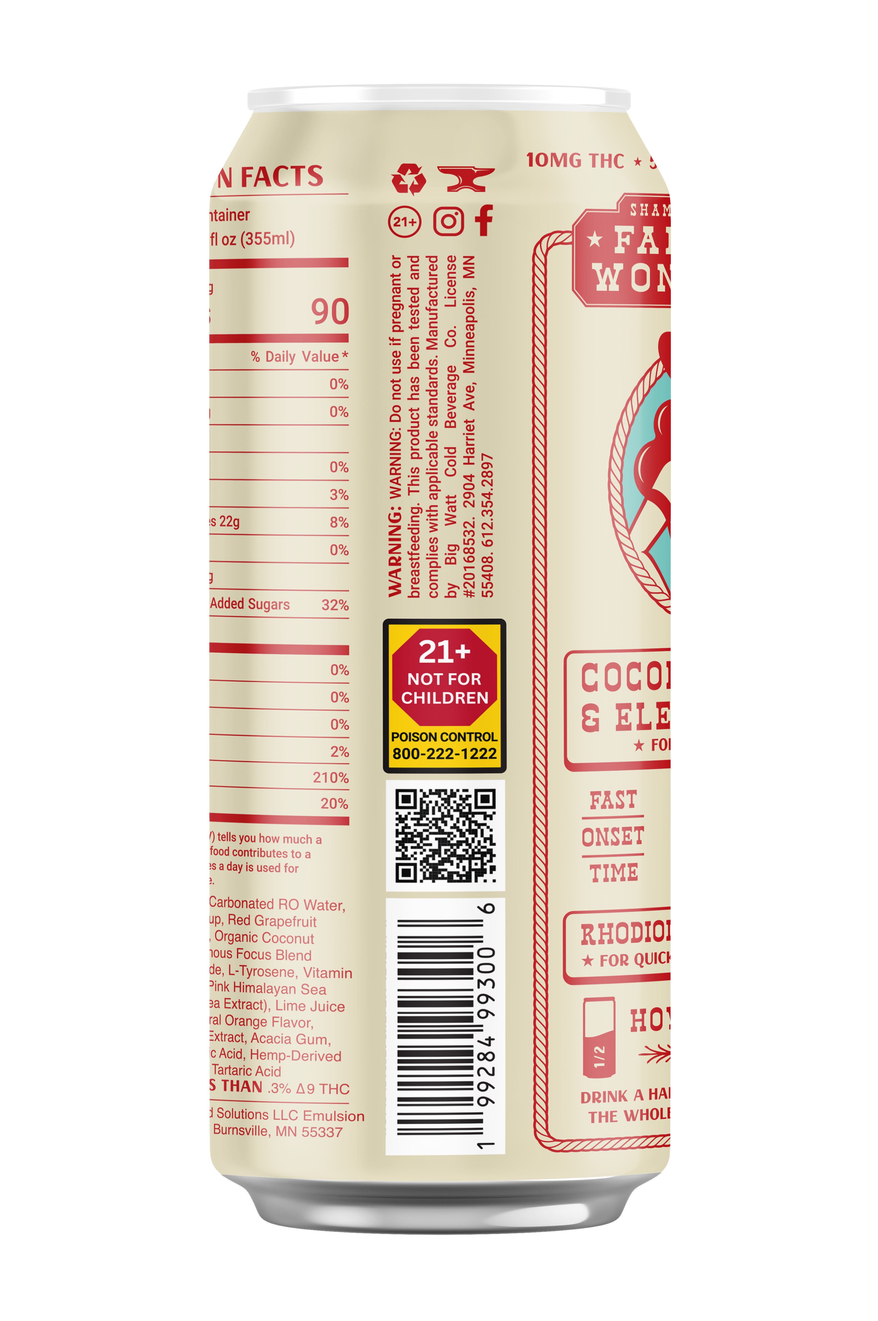 10mg THC, 5mg CBD "Yippie Hi-Yay" Paloma