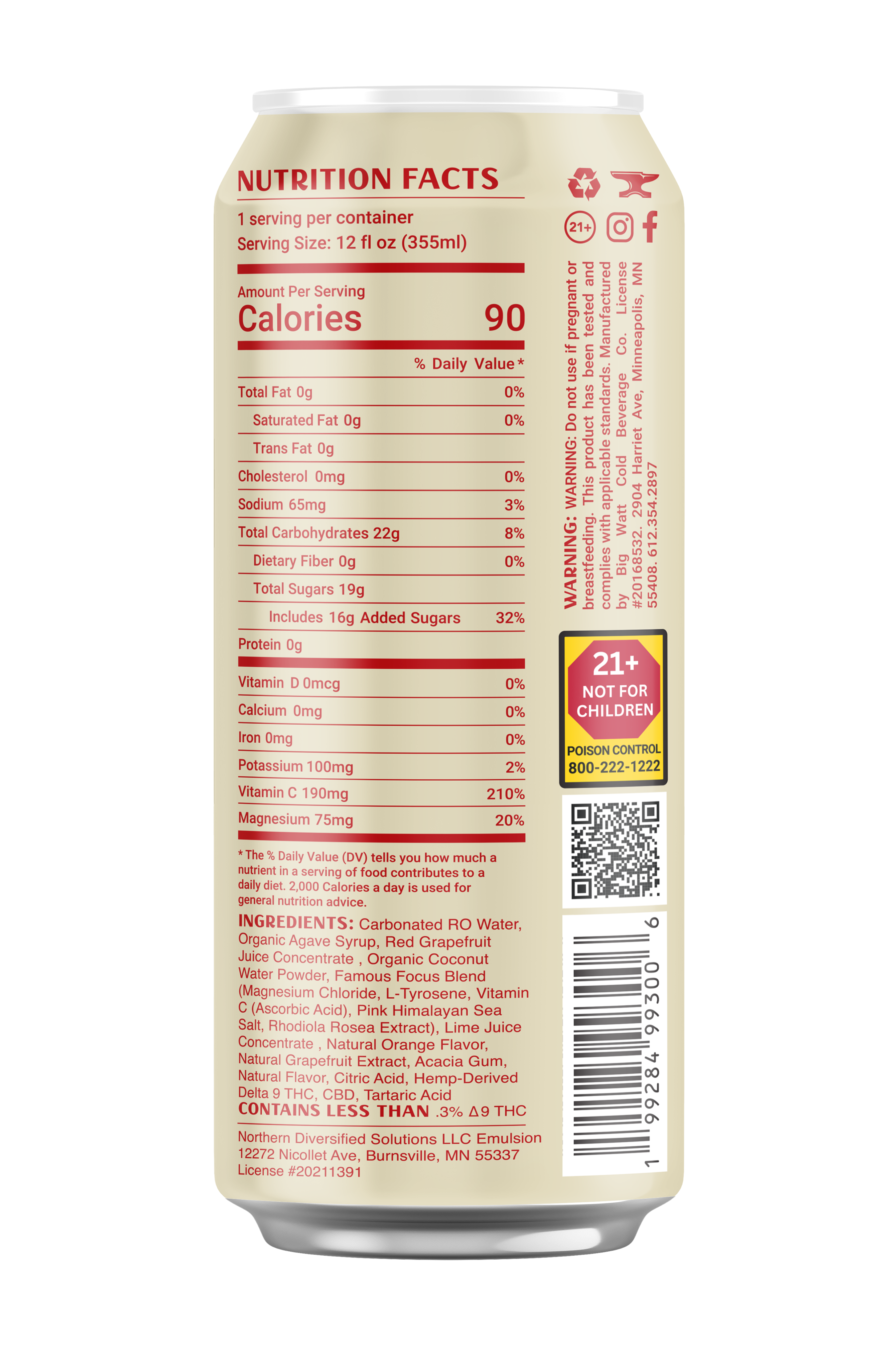 10mg THC, 5mg CBD "Yippie Hi-Yay" Paloma