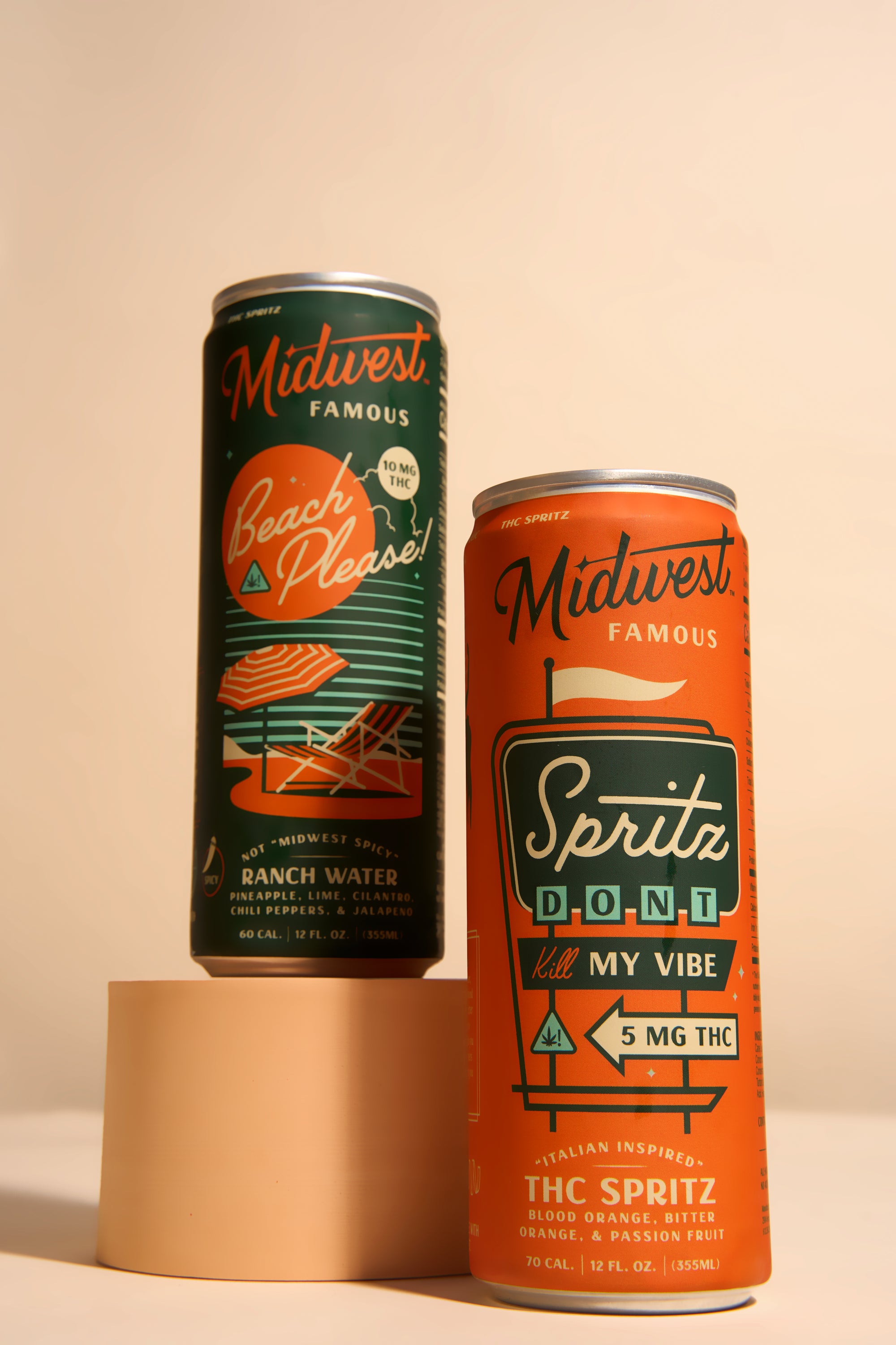 Don't Kill My Vibe Spritz and Beach Please Ranch Water product photos